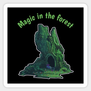 Magic in the forest Sticker